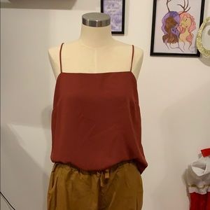 Maroon tank top